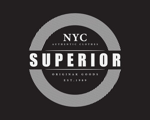 Newyork lettering vector graphic illustration, creative clothing, suitable for design of t-shirts, clothes, hoodies, printing products etc. - obrazy, fototapety, plakaty