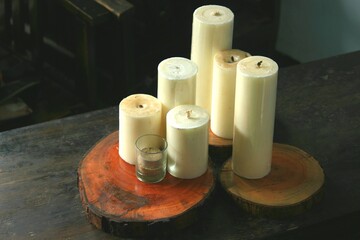 This is a photo candle for home decor and other event decoration. 
