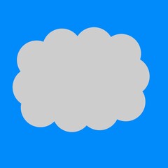 青空と雲のイラスト