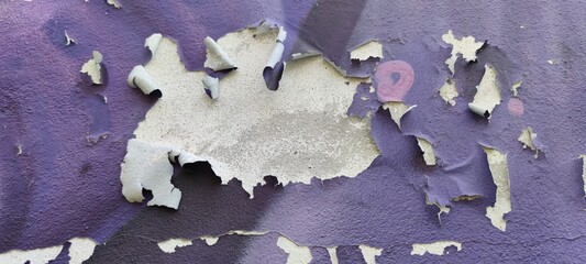 Peeling paint