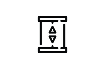 Real Estate Outline Icon - Lift