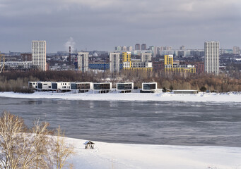 New buildings on the outskirts of Novosibirsk 2