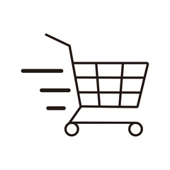Shopping Cart Icon. Online Market Illustration