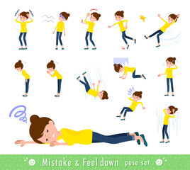 flat type Bun hair mom_Mistake