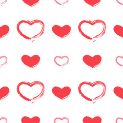 Seamless pattern with valentine theme