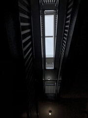 low angle view of stairwell - 400927723