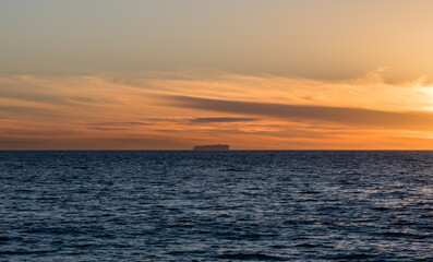 Scenic sunset vista near Point Mugu, Ventura County, Southern California