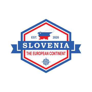 Slovenia Map Vector , Europe Logo