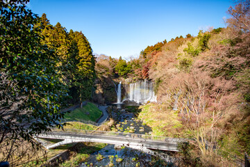 白糸の滝（富士宮市）　Shiraito Waterfall in Fujinomiya