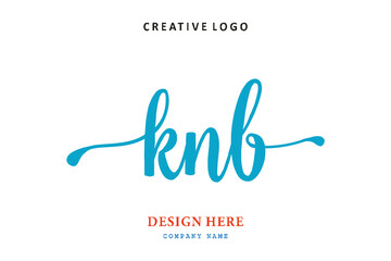 KNB lettering logo is simple, easy to understand and authoritative