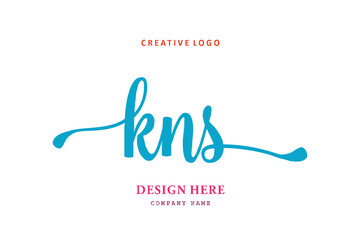 KNS lettering logo is simple, easy to understand and authoritative