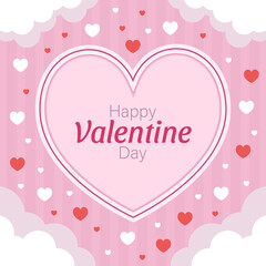 Valentine's day vector design concept