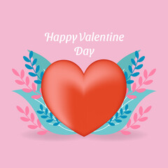 Valentine's day vector design concept