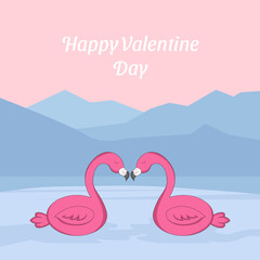 Valentine's day vector design concept