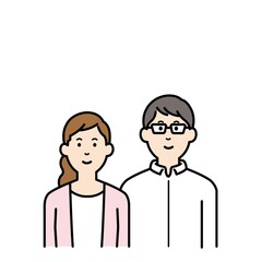 Obraz premium 夫婦、カップル