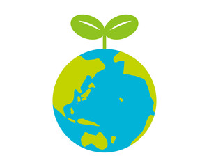 地球のベクターイラスト　環境・エコロジー