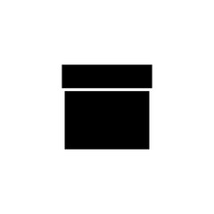 box packaging icon set vector symbol