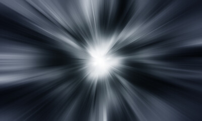 Abstract Light burst on a black background	
