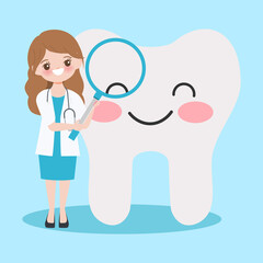 Dentist doctor character animation.