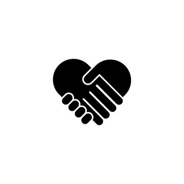donation and charity icon set vector symbol