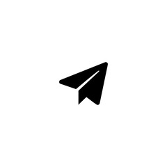paper plane icon vector symbol