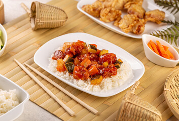 Sweet and sour chicken