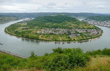 Fototapeta na wymiar Rhine Gorge near Boppard