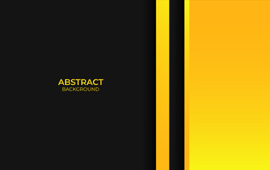 Abstract Color Yellow And Black Design