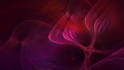 3D rendering abstract colorful fractal light background