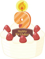 バースデーケーキ, 誕生日ケーキ, バースデー, ハッピーバースデー, 誕生日, ケーキ, ホールケーキ, 生クリーム, クリーム, チョコレート, チョコ, プレート, 食べ物, お菓子, デザート, スイーツ, 洋菓子, プレゼント, イベント, お祝い, 記念日, おやつ, 甘い, かわいい, ギフト, 贈り物, イラスト, フルーツ, 苺, 行事, 年中行事, おいしい, 果物, 赤色, 