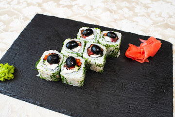 Delicious and hearty Greek rolls with olive