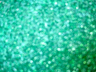 Abstract textural defocus lights bokeh green background
