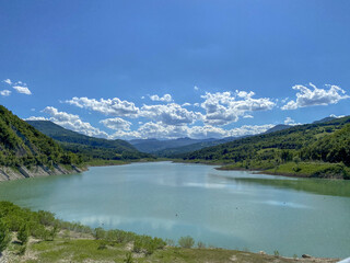 Fototapeta premium LAGO DI MIGNANO, VERNASCA, PIACENZA