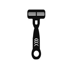 Simple woman shaver icon Vector illustration