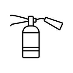 Fire extinguisher line icon