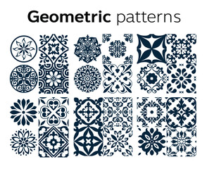 grometric patterns design in Vector illustration	

