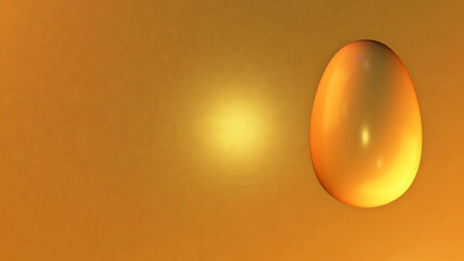 Frohe Ostern, 3d gerendert Illustration