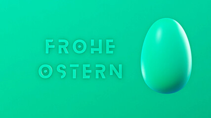 Frohe Ostern, 3d gerendert Illustration