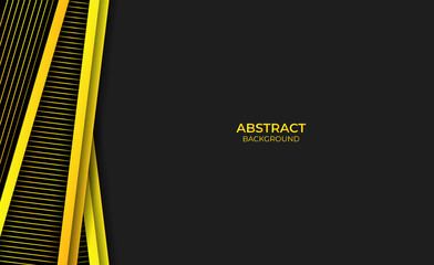 Background modern yellow and black