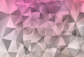 Light Pink, Yellow vector background with polygonal style.