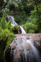 Waterfall in nature.