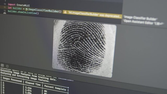 Fingerprints Biometry Analysis With Neural Network Machine Learning