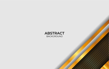 Abstract Design Black And Gold