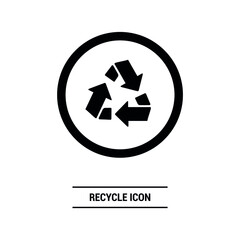 Vector image. Recycle arrows icon.