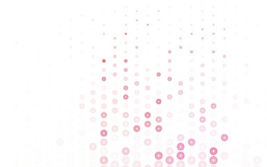 Light Red vector layout with circle shapes.