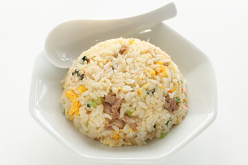 Chinese food, chicken and egg Fried fried for comfort food
