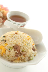 Chinese food, chicken and egg Fried fried for comfort food