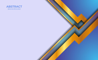Background Design Abstract  Blue And Gold