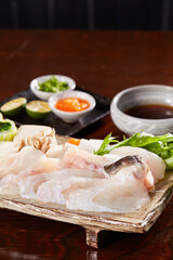 ふぐ鍋の材料　てっちり鍋セット