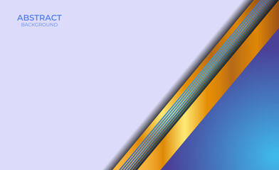 Modern Abstract Blue And Gold Background